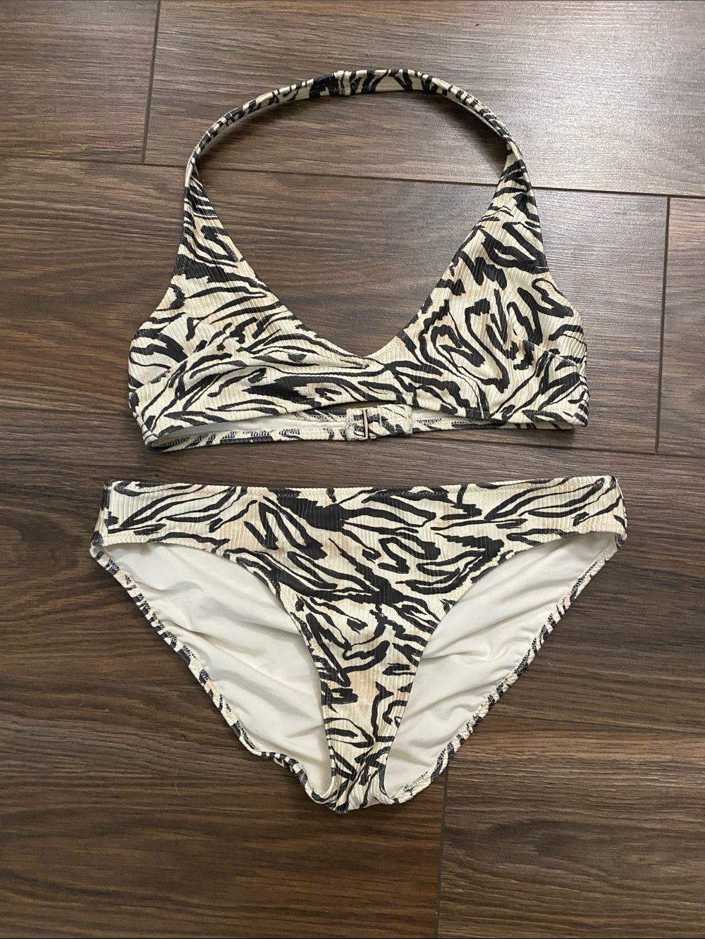 Aerie ribbed halter bikini
